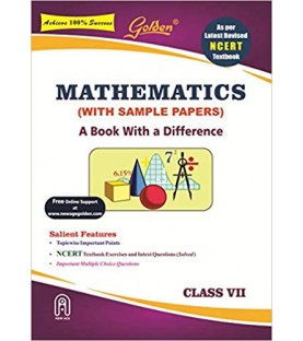 Golden Mathematics: (With Sample Papers) A Book with a Difference for Class- 7